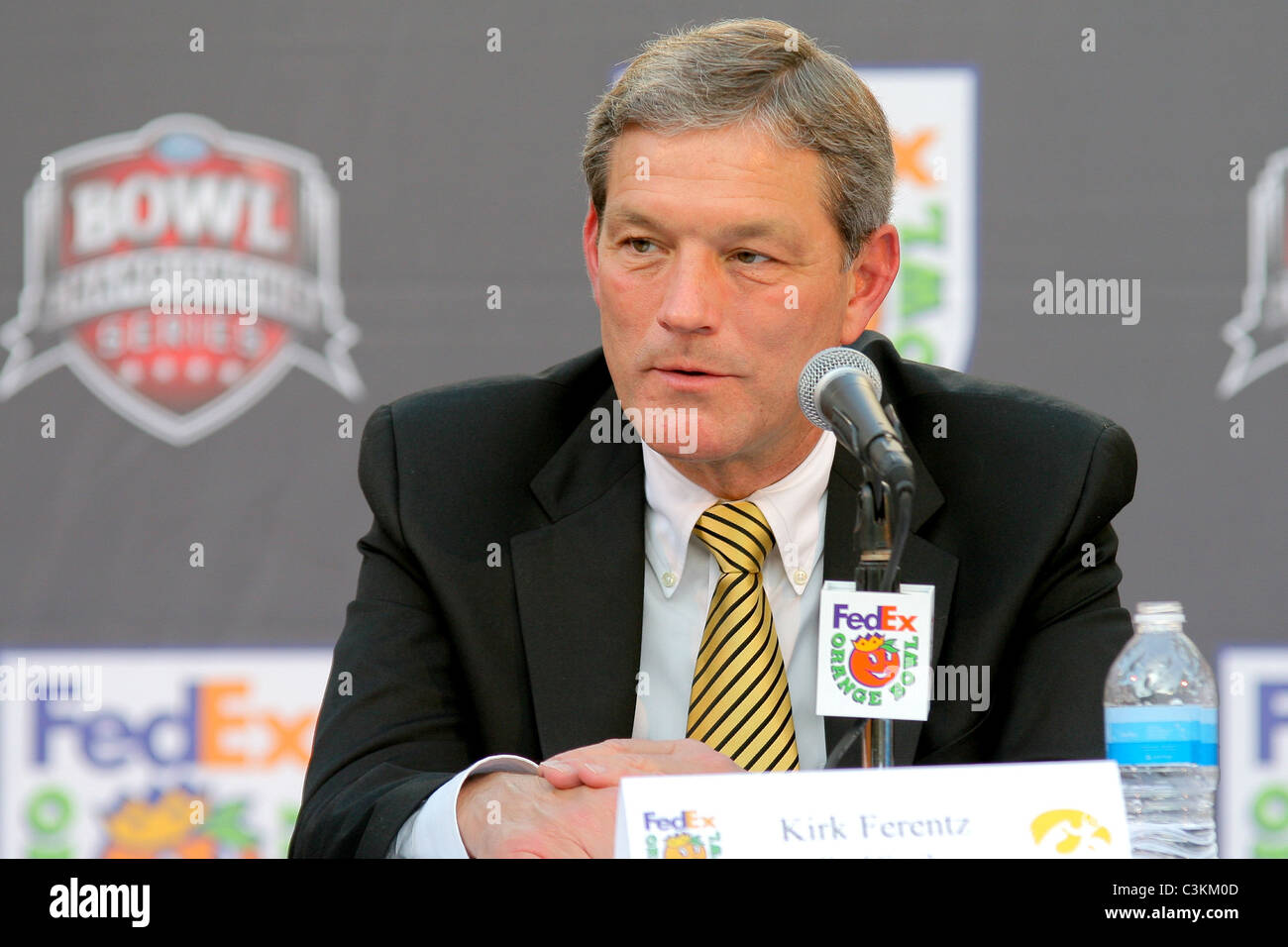 University of Iowa Head Coach Kirk Ferentz Orange Bowl Press Conference