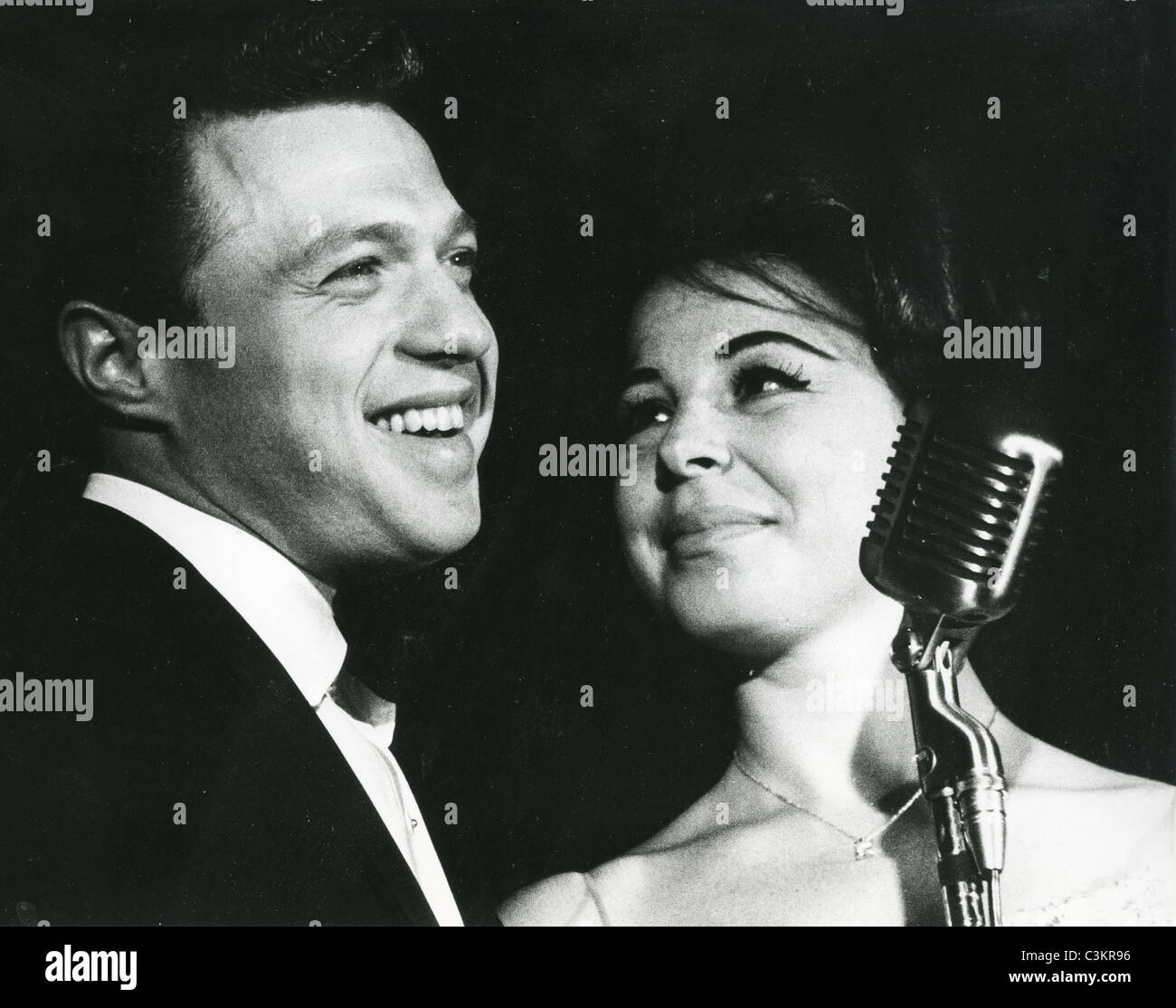 Steve Lawrence And Wife Eydie Gorme Vocal Duo About 1964 Stock Photo Alamy