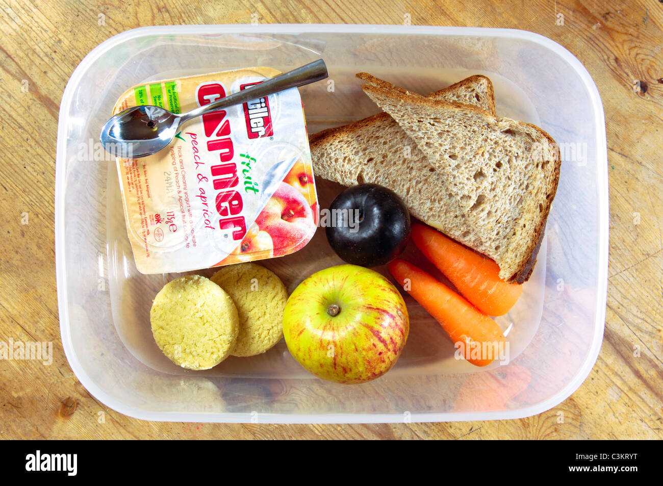 Healthy lunch boxes for children Stock Photo - Alamy