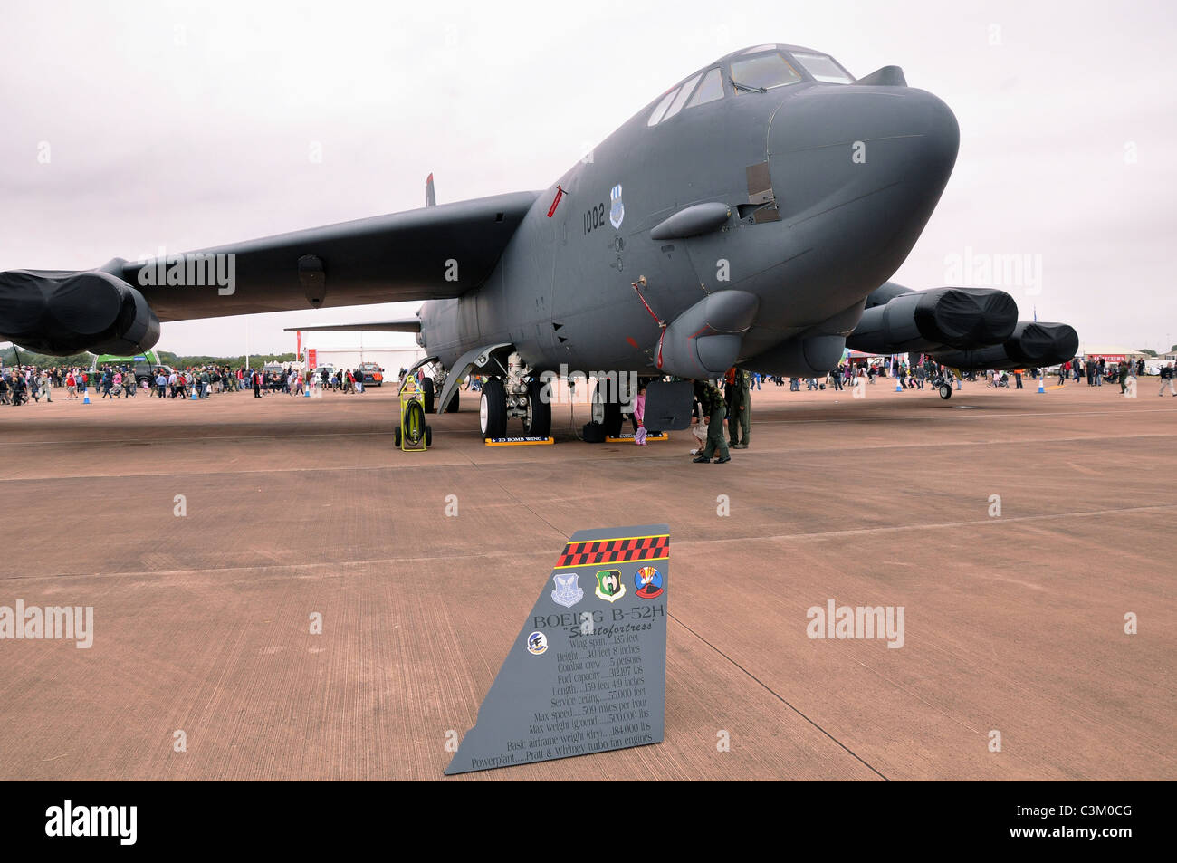 B52 Bomber, USAF, Fairford Stock Photo