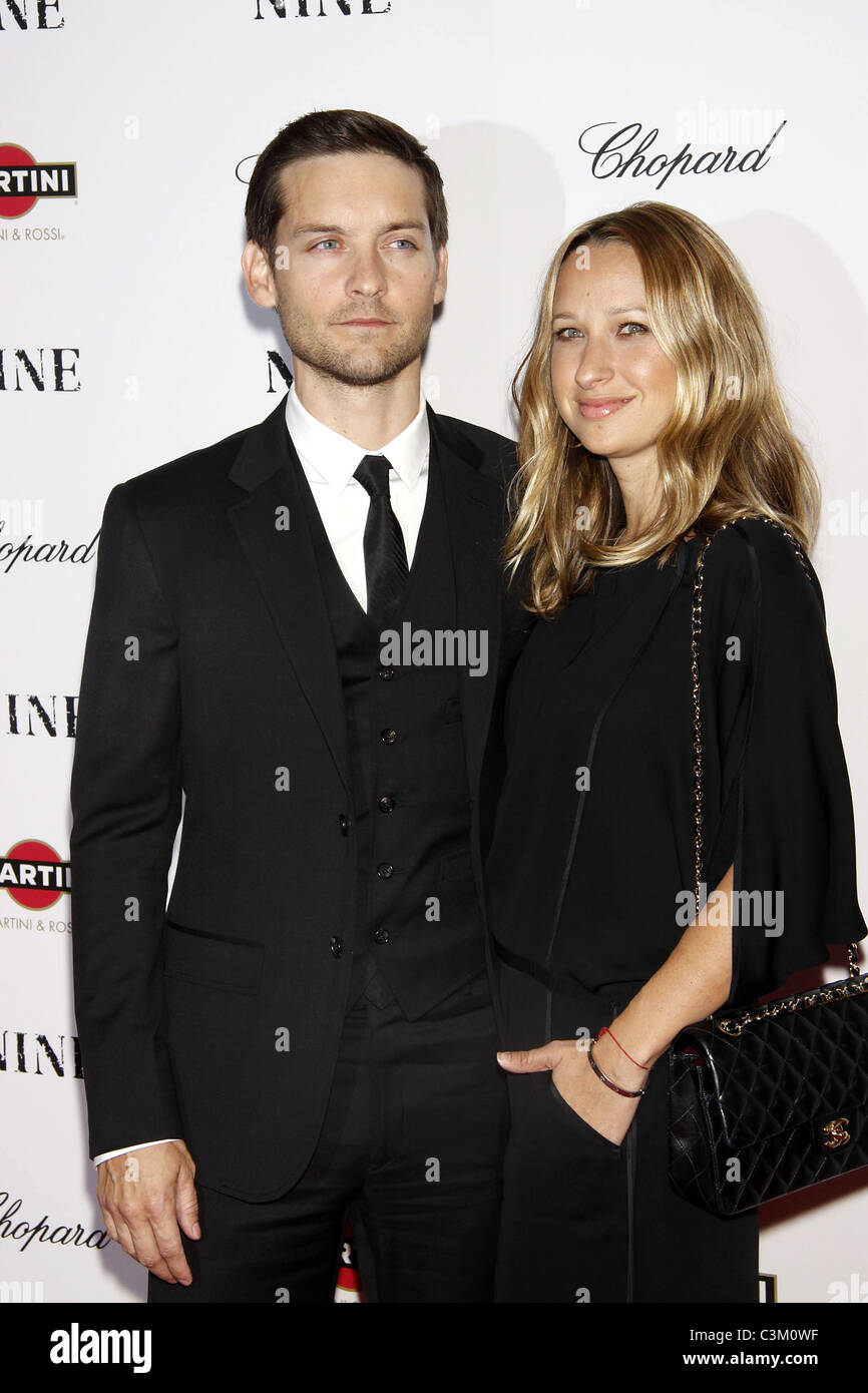 Tobey Maguire and Jennifer Meyer Maguire New York premiere of 'Nine ...