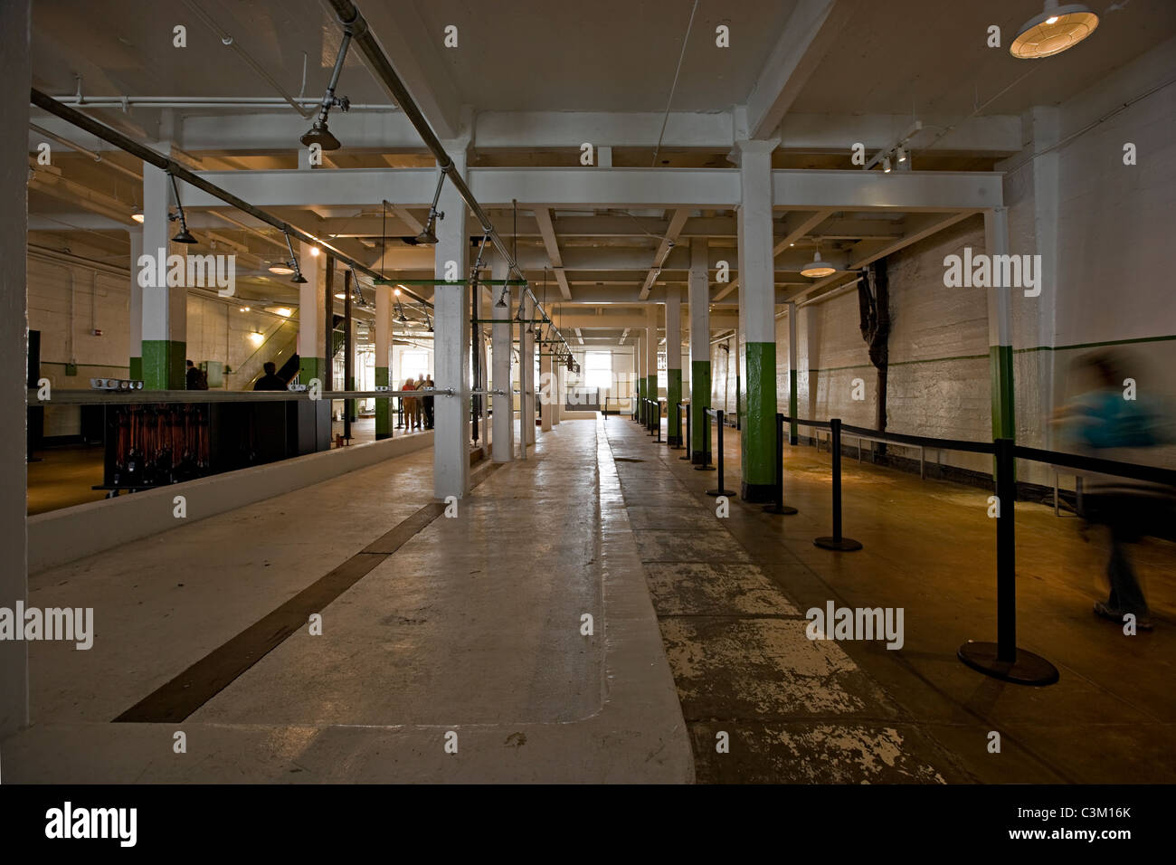 Inside Alcatraz Showers