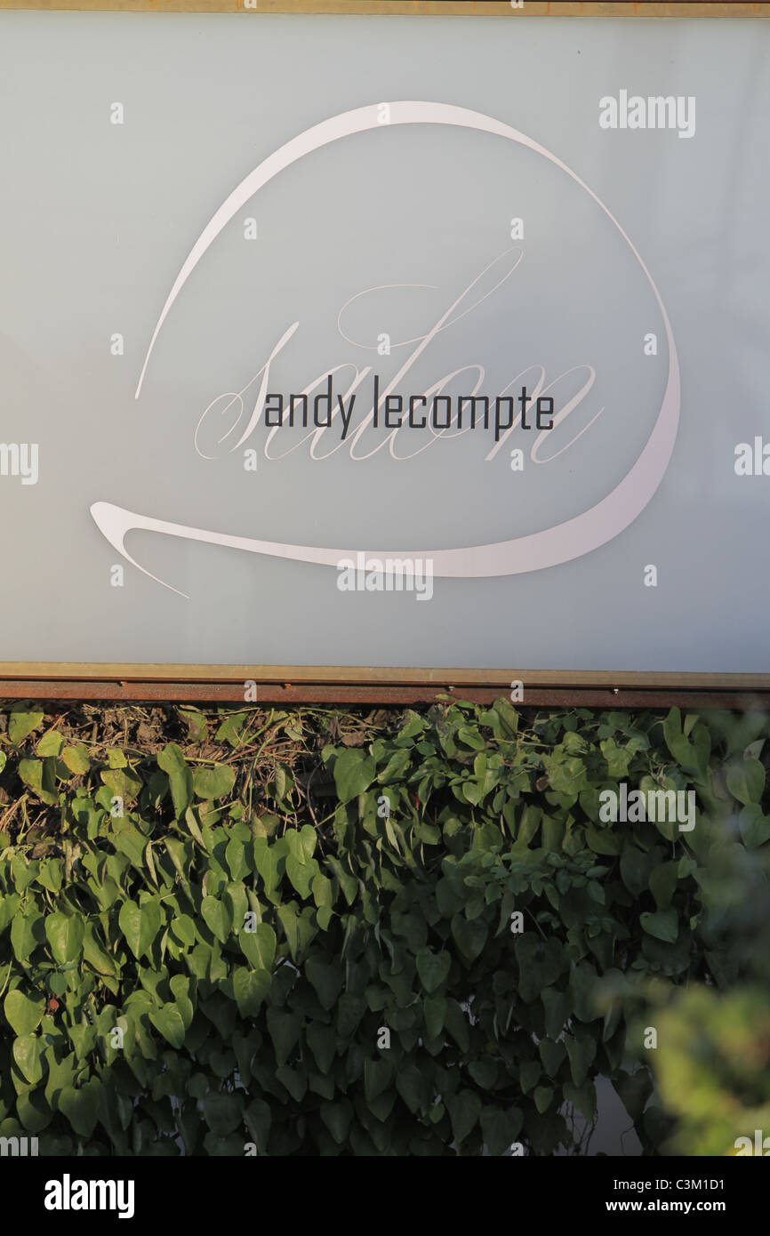 Andy salon exterior Michael Jackson's children depart the Andy