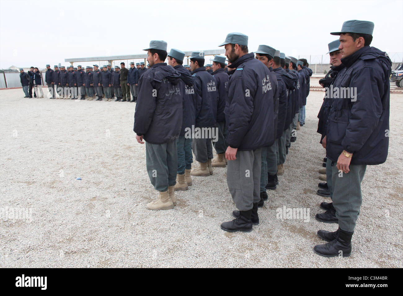 Police training centre in Kunduz by German army Stock Photo