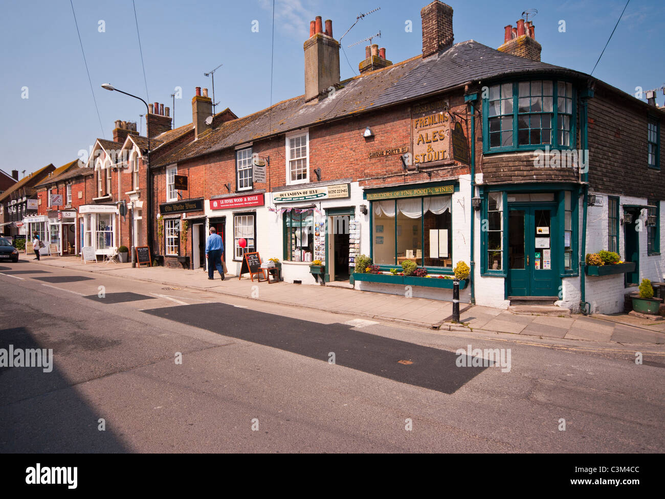 Cinque Ports Street Rye East Sussex England Stock Photo Alamy