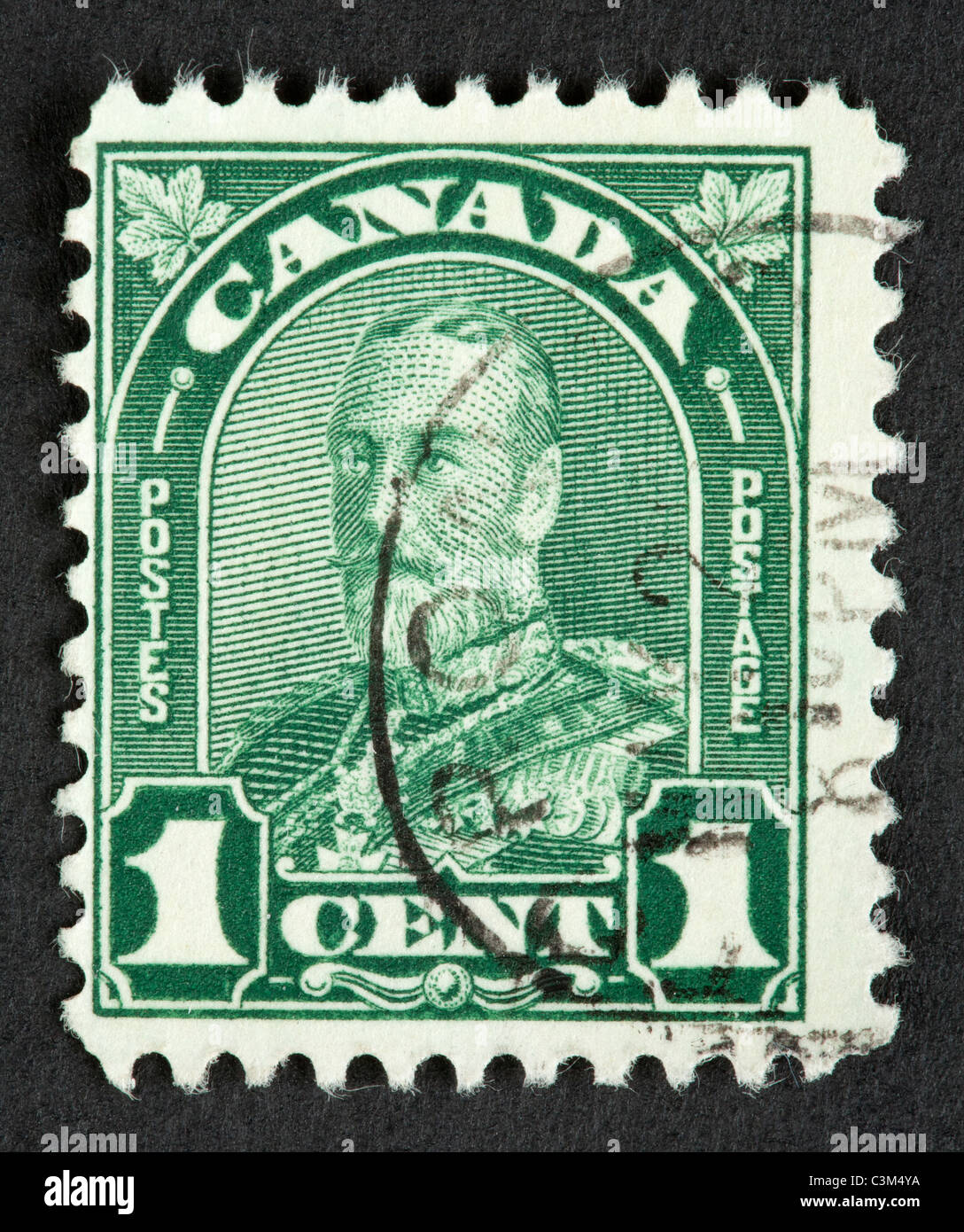 Canadian postage stamp Stock Photo Alamy