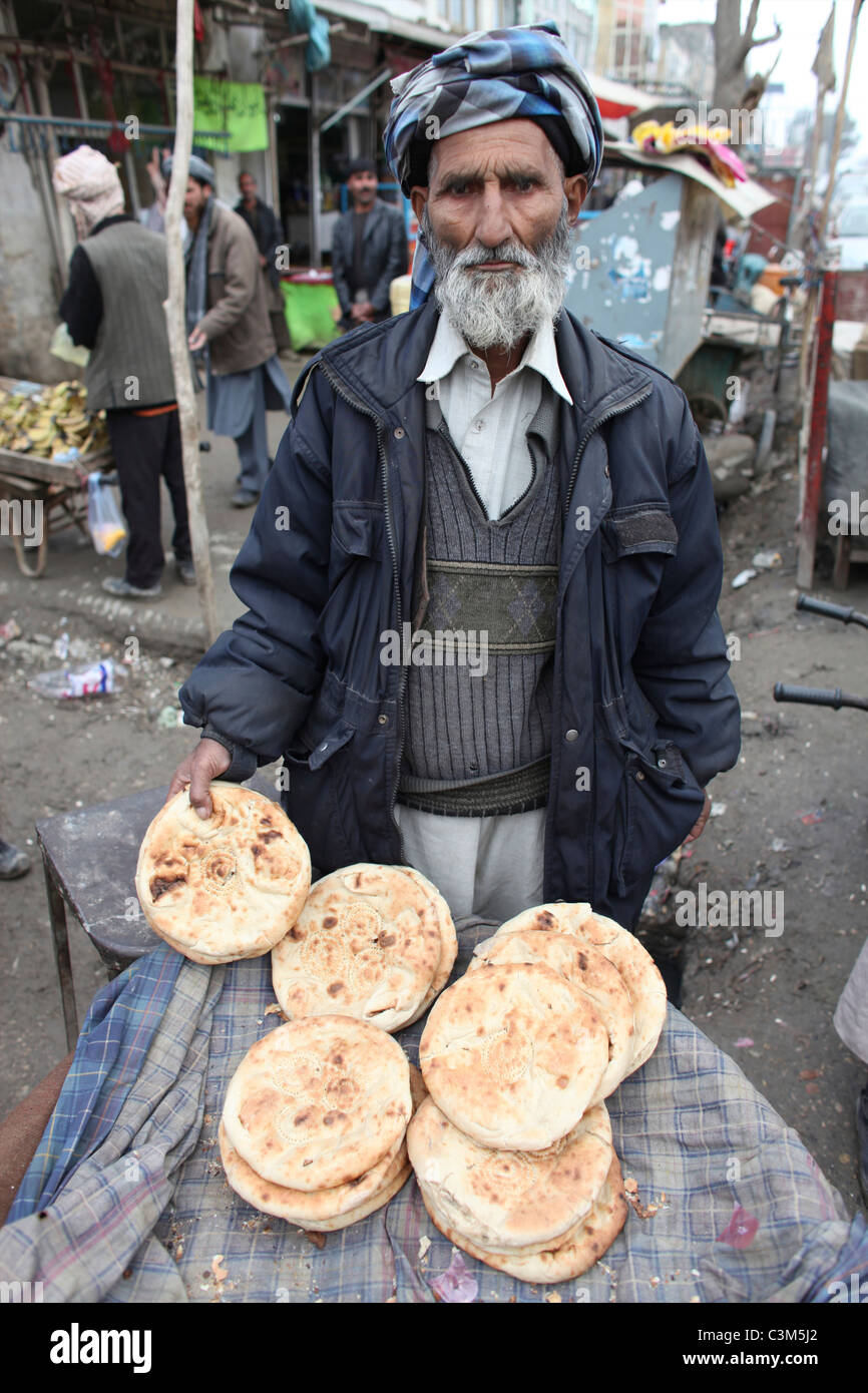 Daily life on the market in Kunduz Stock Photo