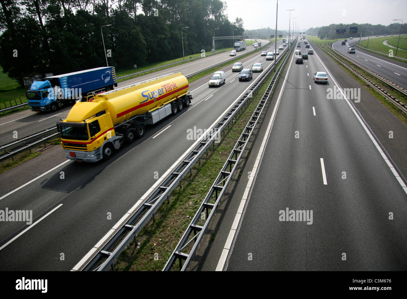 Highway in Holland Stock Photo