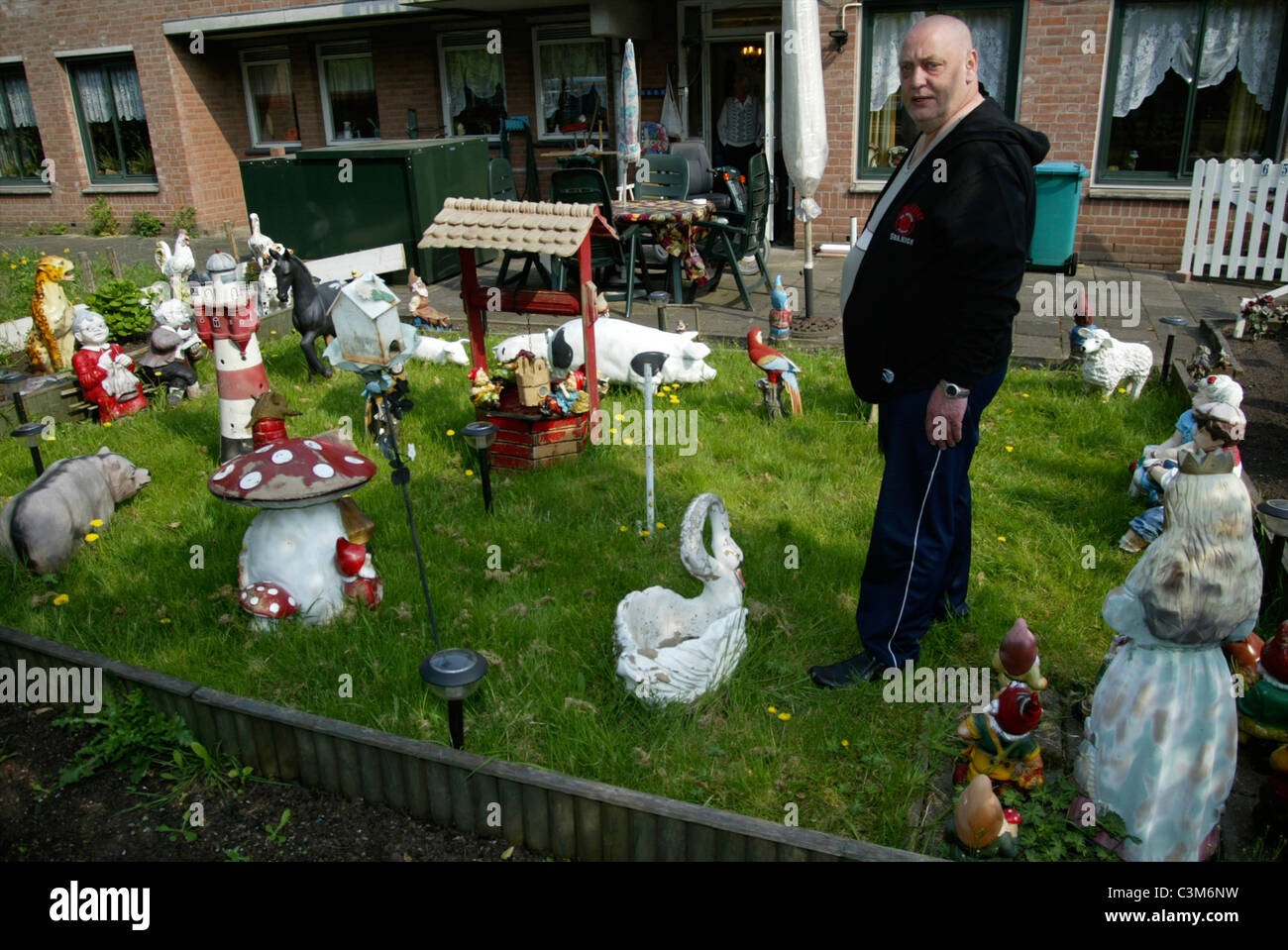 suburb in Amsterdam Stock Photo