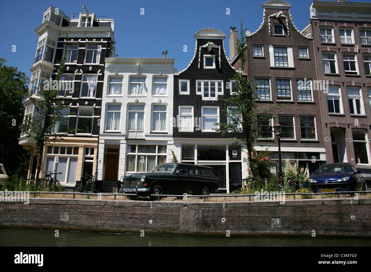 Canals in Amsterdam Stock Photo