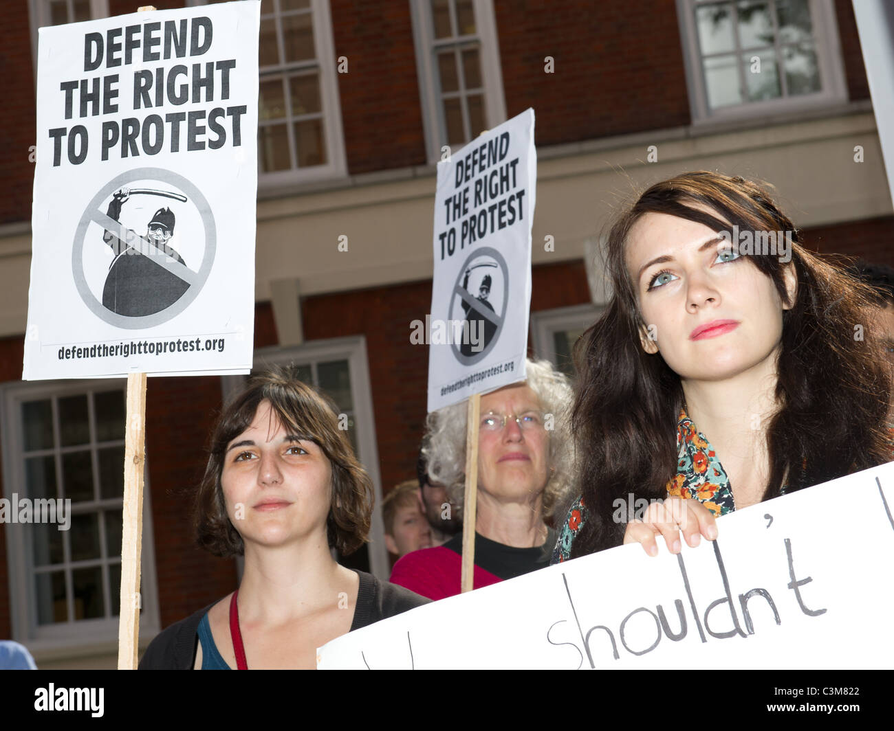 Supporters Of Ukuncut Outside Westminster Magistrates Courts As Other 