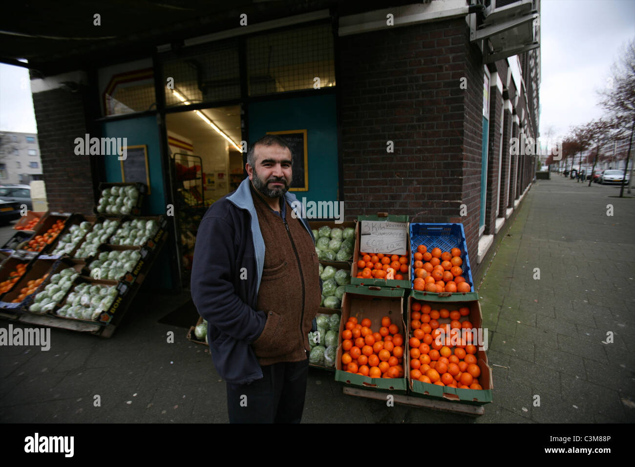 Turkish shop in Rotterdam Stock Photo Alamy