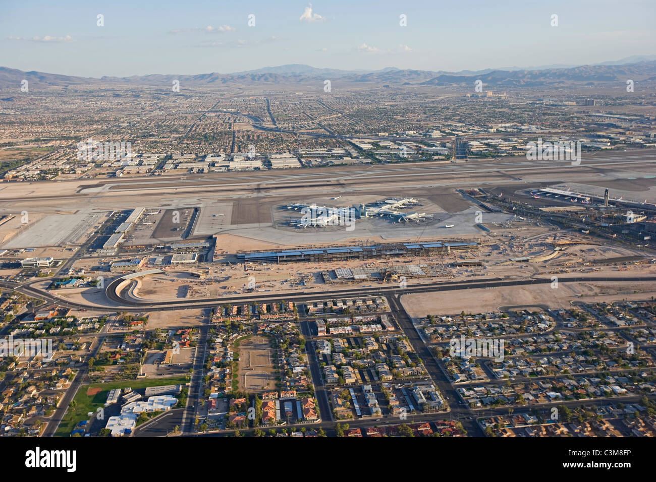Aerial view of Las Vegas airport, USA Stock Photo 36710458 Alamy
