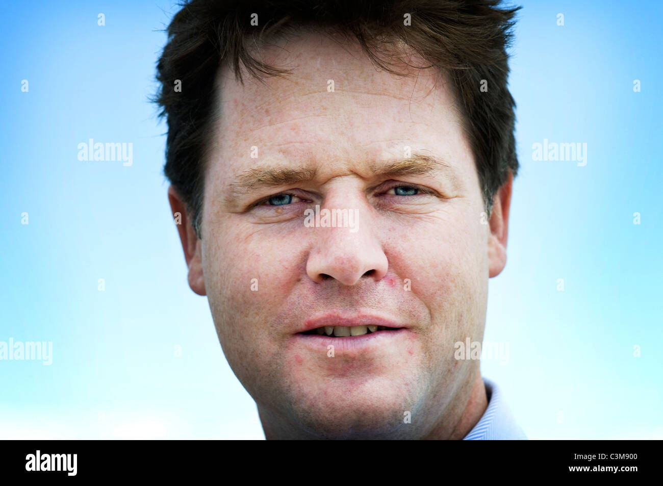 Ex Deputy Prime Minister and leader of the Liberal Democrat party, Nick Clegg MP Stock Photo