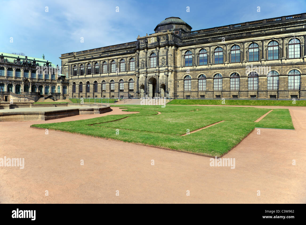 Zwinger Museum in Dresden Stock Photo