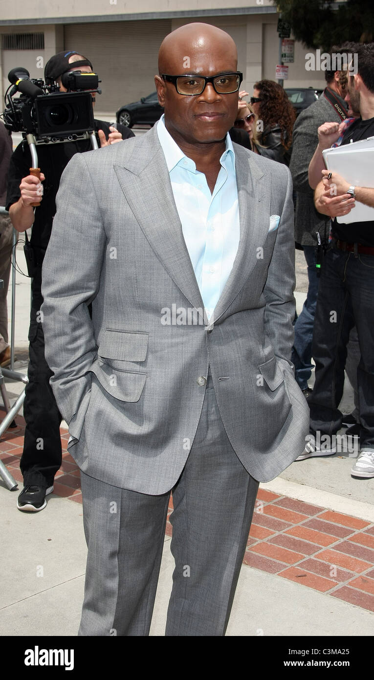 ANTONIO REID AKA L.A. REID THE X FACTOR AUDITIONS. FOX TV. DOWNTOWN LOS