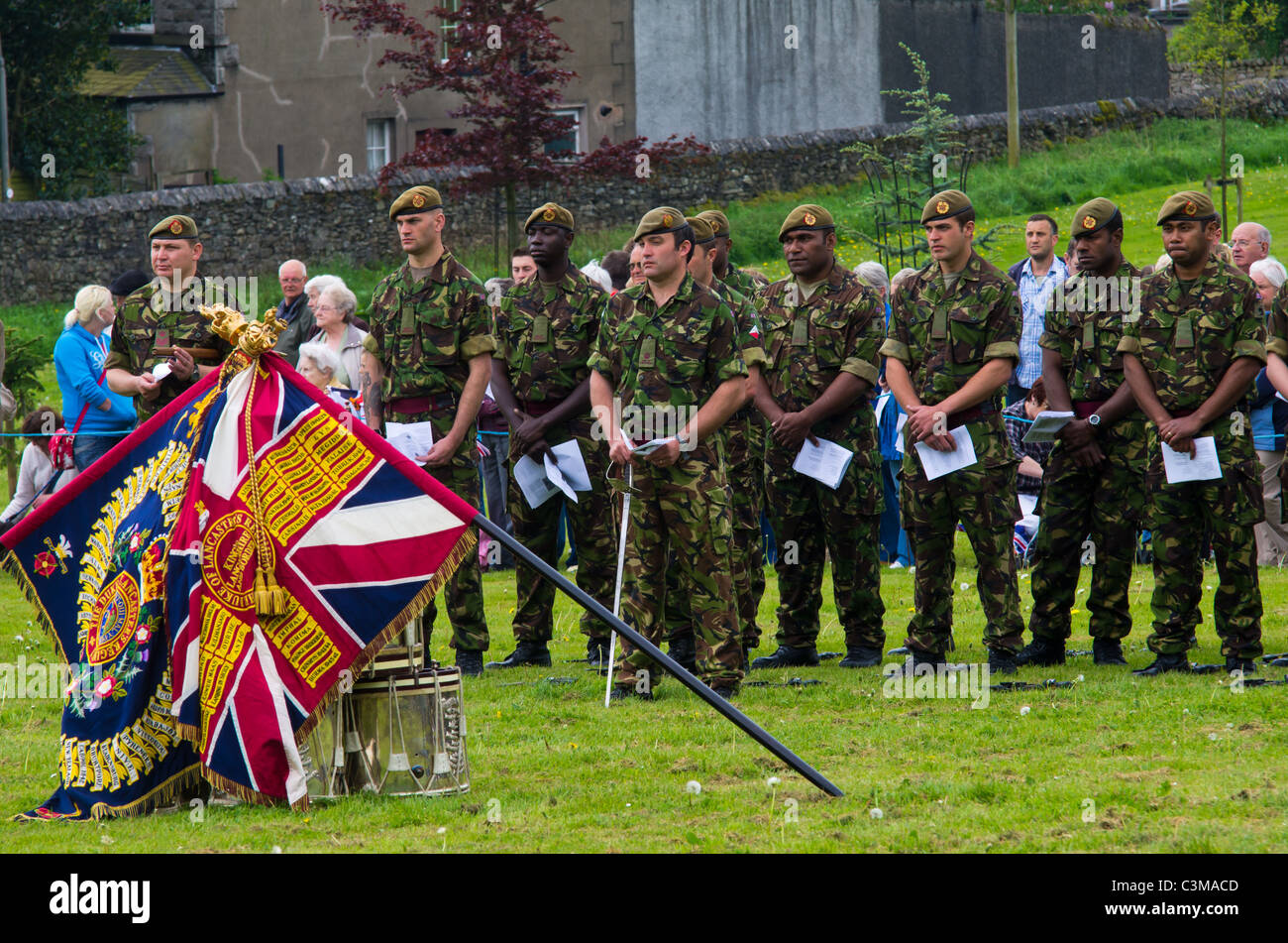 Freedom of Ulverston for The Duke of Lancaster's Regiment Stock Photo
