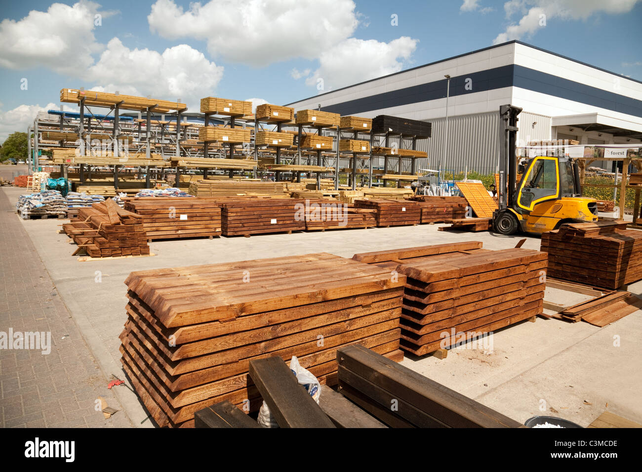 Builders yard materials hires stock photography and images Alamy