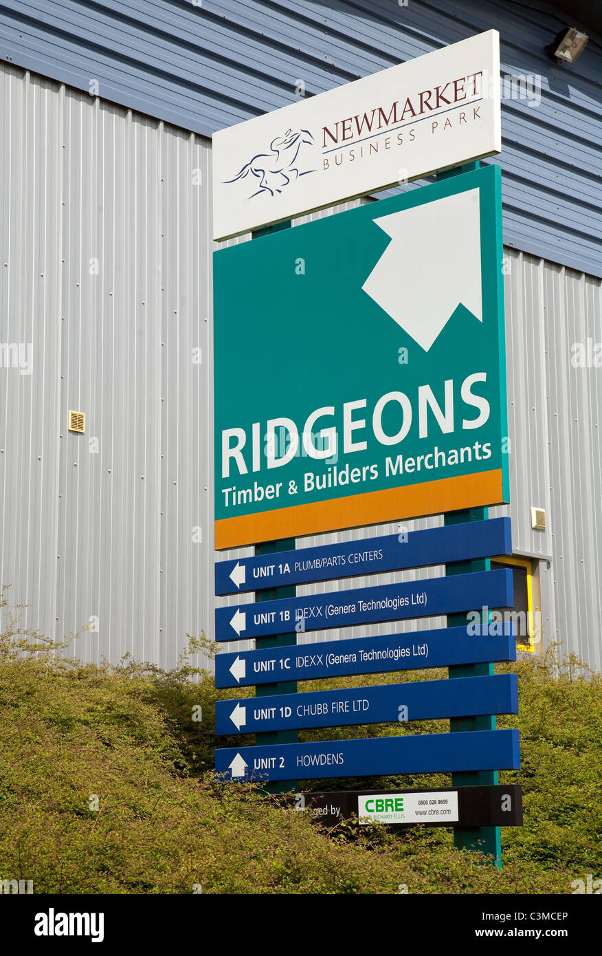 Ridgeons builders merchants store, Newmarket Suffolk UK Stock Photo - Alamy