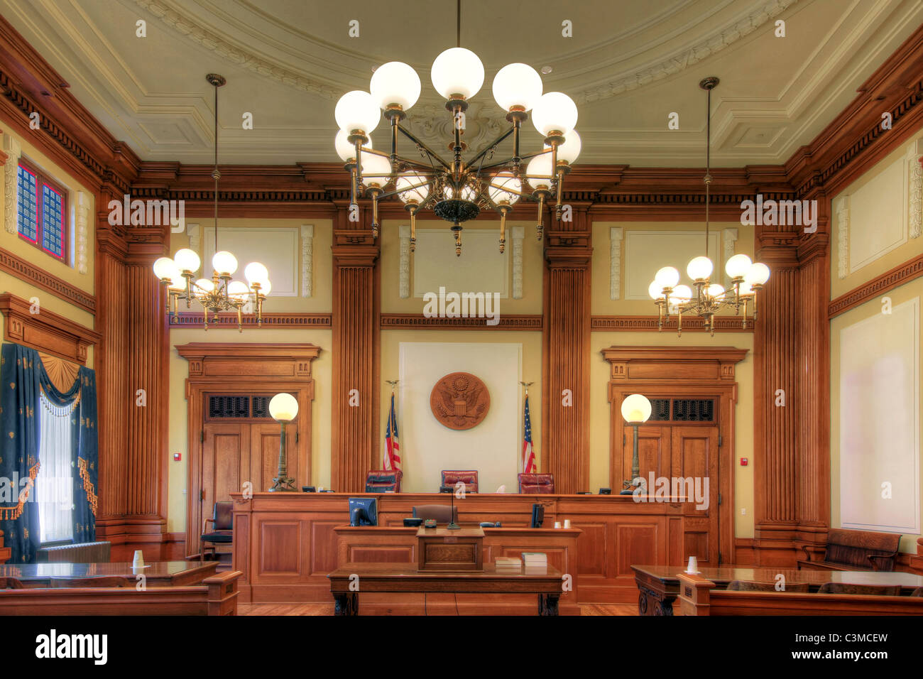 United States Pioneer Courthouse Court of Appeals Portland Oregon Stock Photo