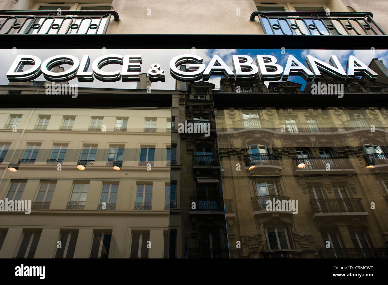 Dolce Gabbana At 6 Rue Fbg St Honore Paris France Stock Photo Alamy