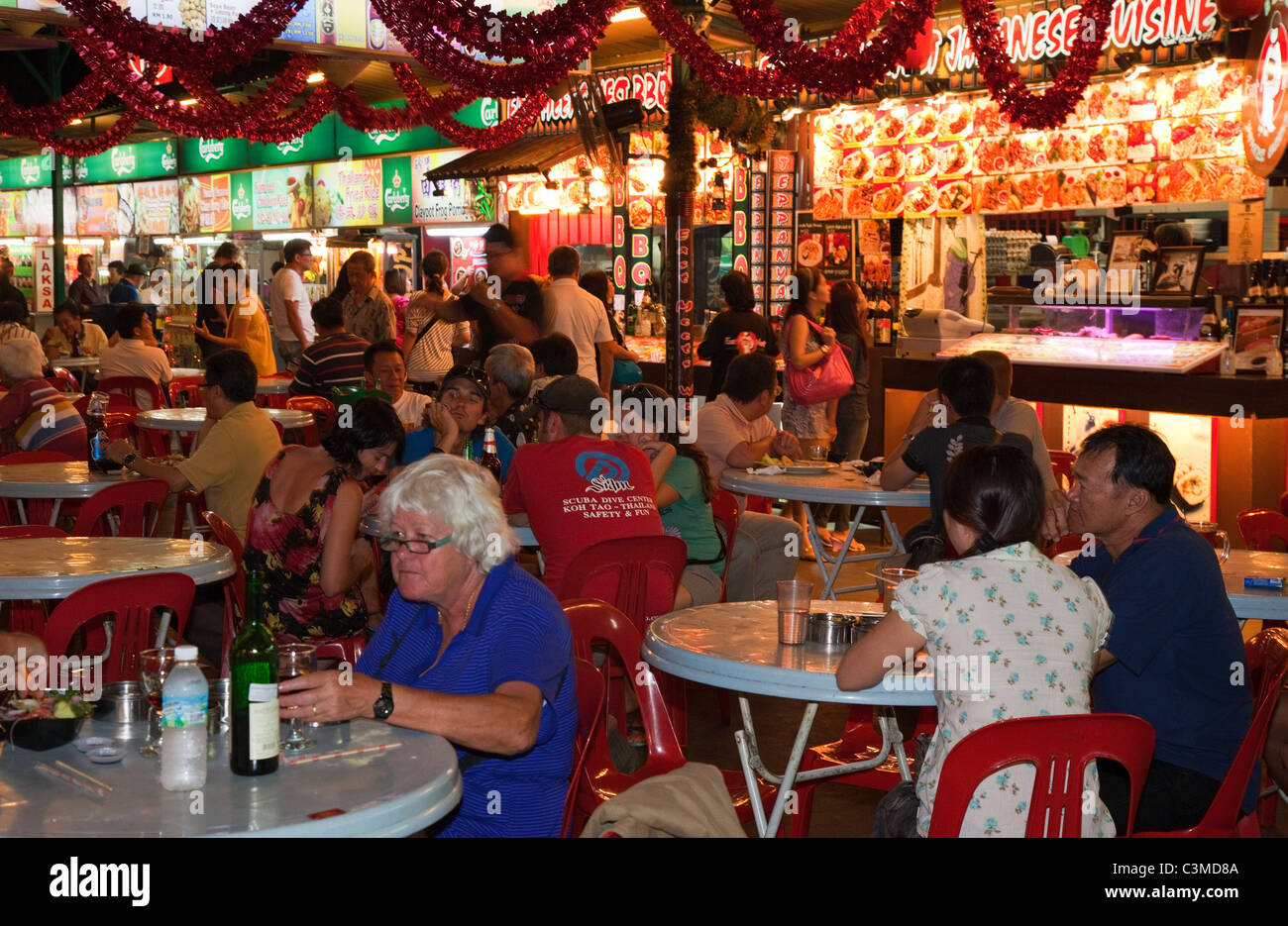 A Food Court in Penang, Malaysia Stock Photo - Alamy