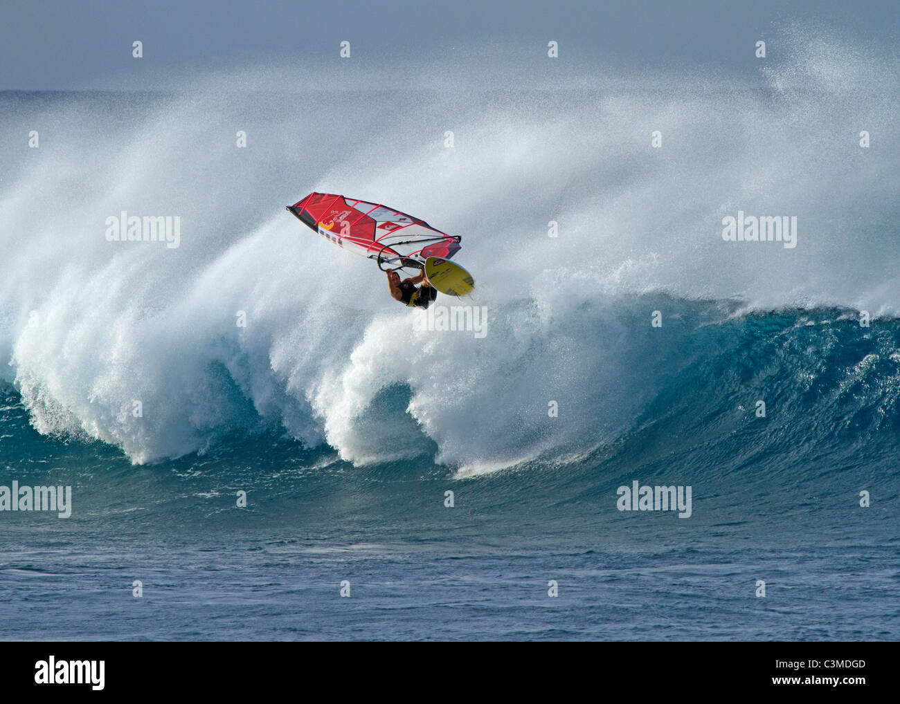 The best windsurfers in the world come to Ho'okipa,Maui, Hawaii when