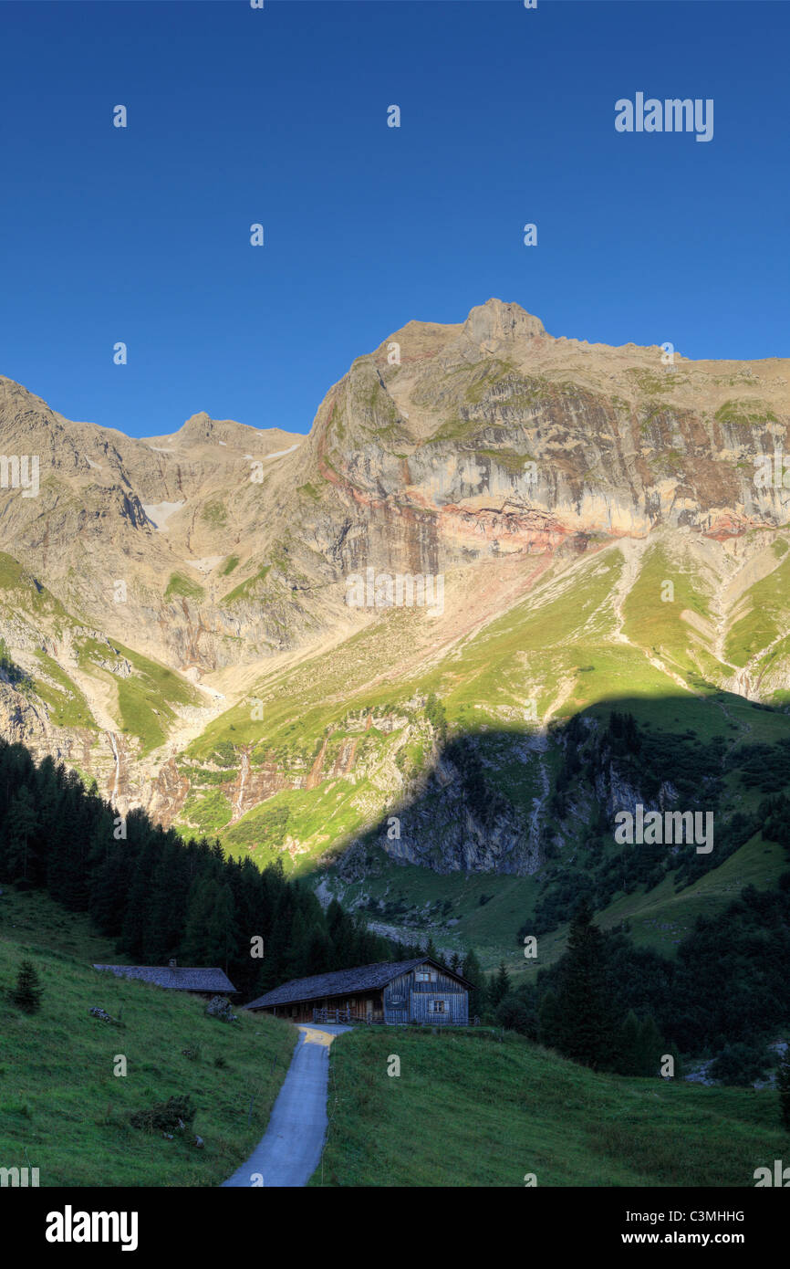 Austria, Vorarlberg, Raetikon, View of mountains Stock Photo