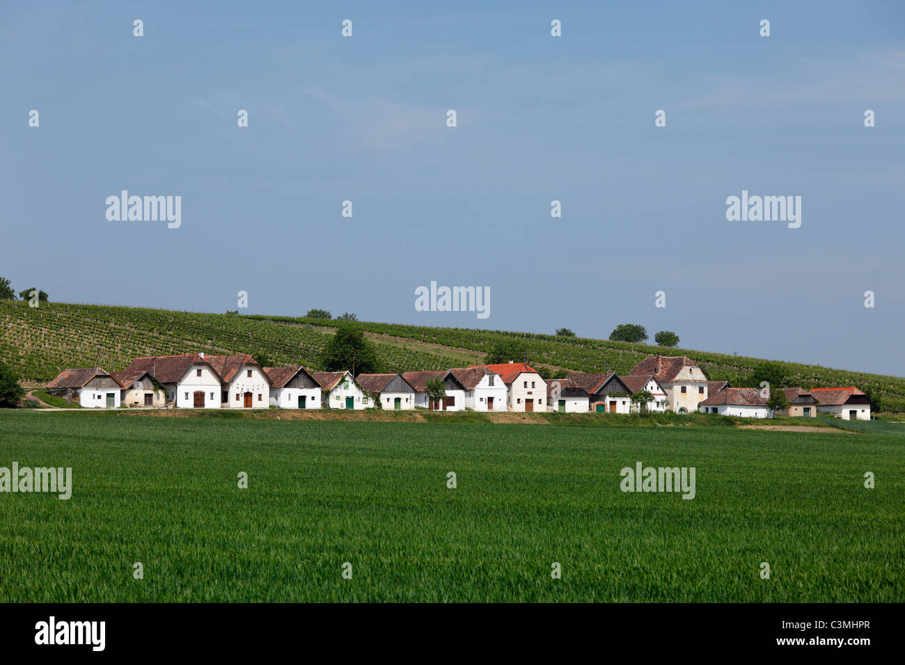 Austria, Lower Austria, Weinviertel, View of houses Stock Photo