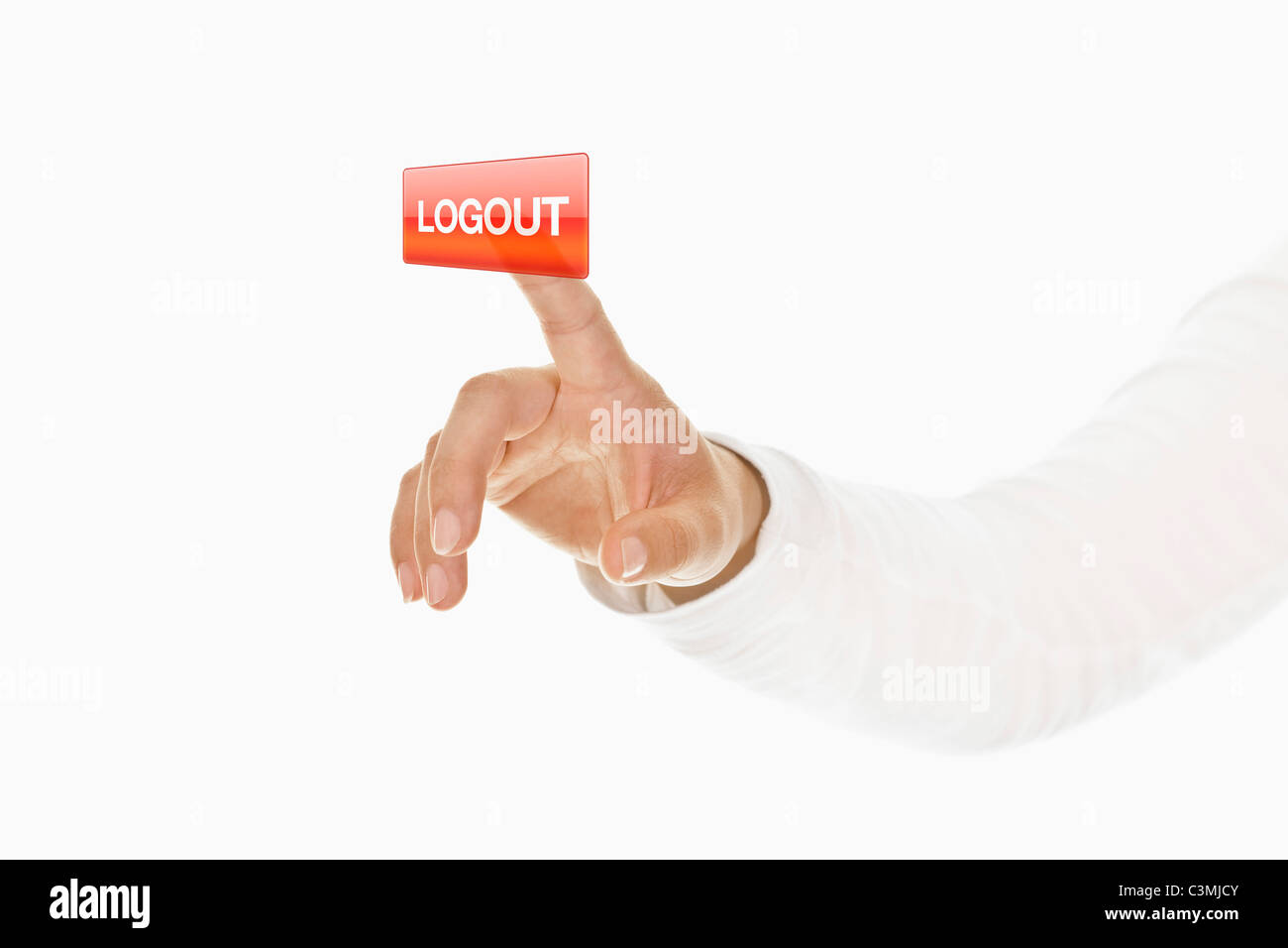 Logout hi-res stock photography and images - Alamy