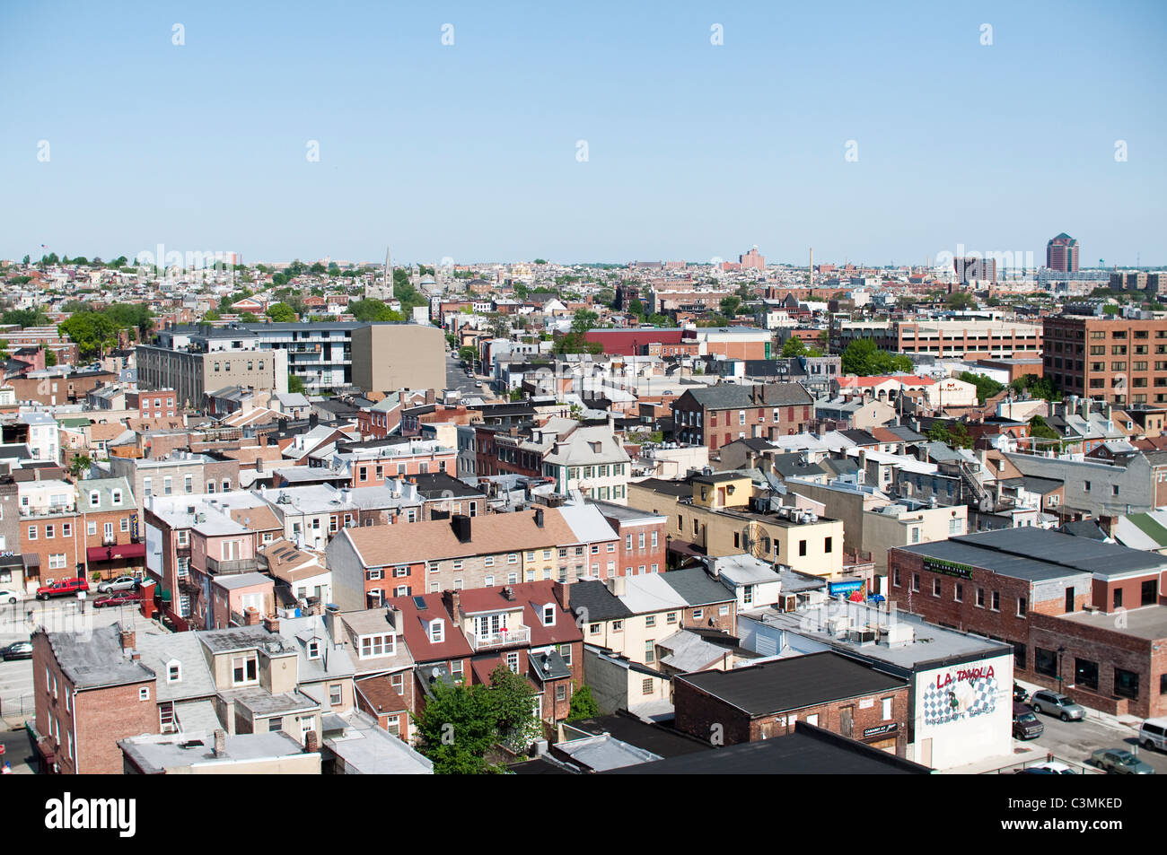 A view of Baltimore, Maryland, USA Stock Photo