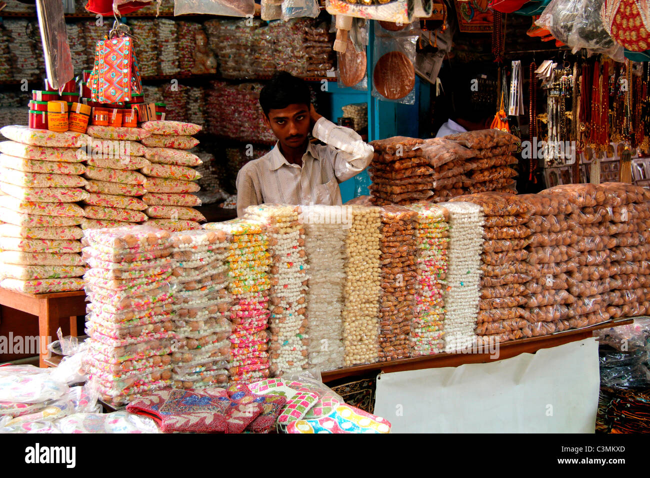 A provision store in India Stock Photo