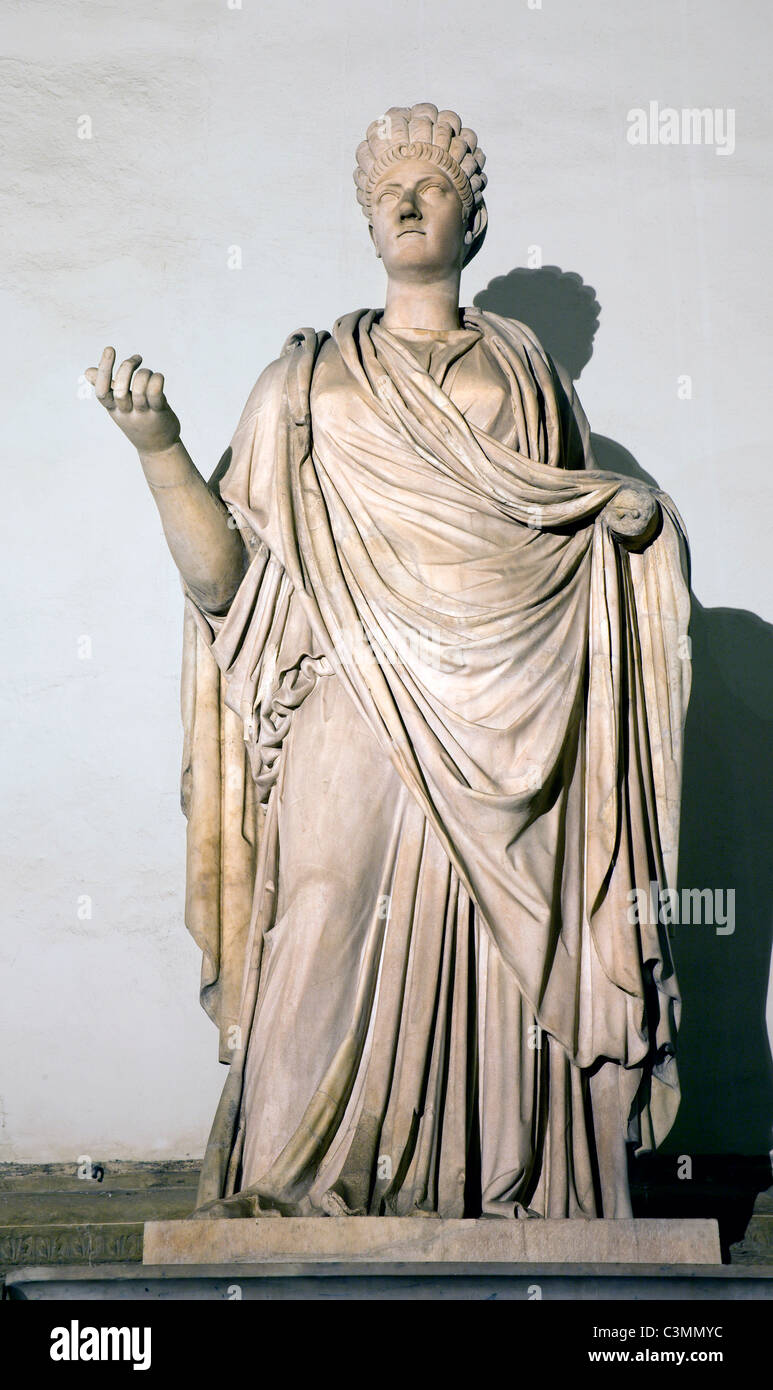 Florence - mythology sculpture form Loggia dei Lnazi Stock Photo