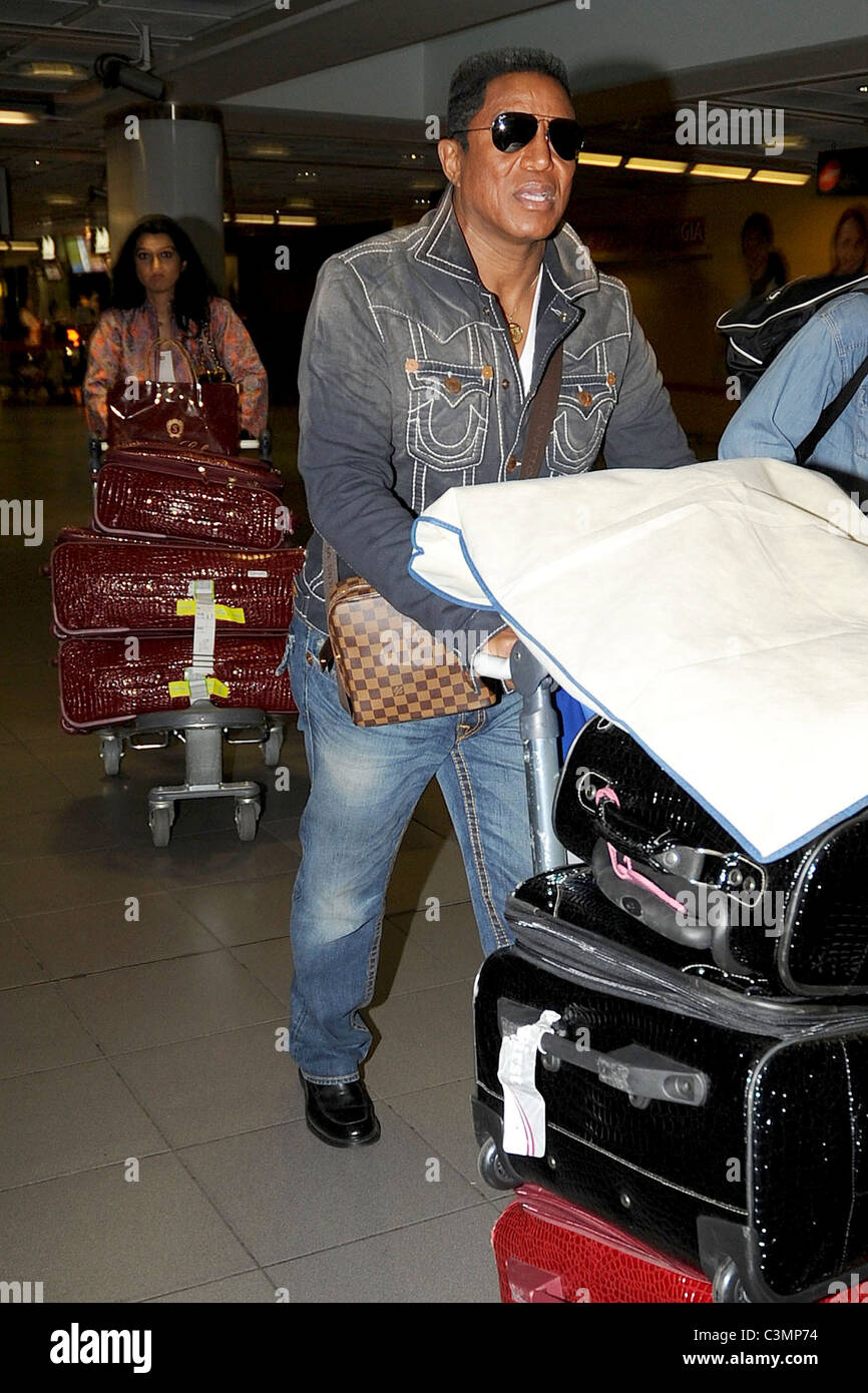 Halima Rashid and Jermaine Jackson Jermaine Jackson arriving at the ...
