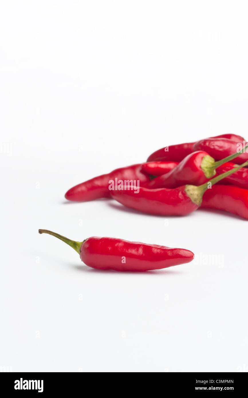 Chili Pepper isolated from a groups of chillies Stock Photo Alamy