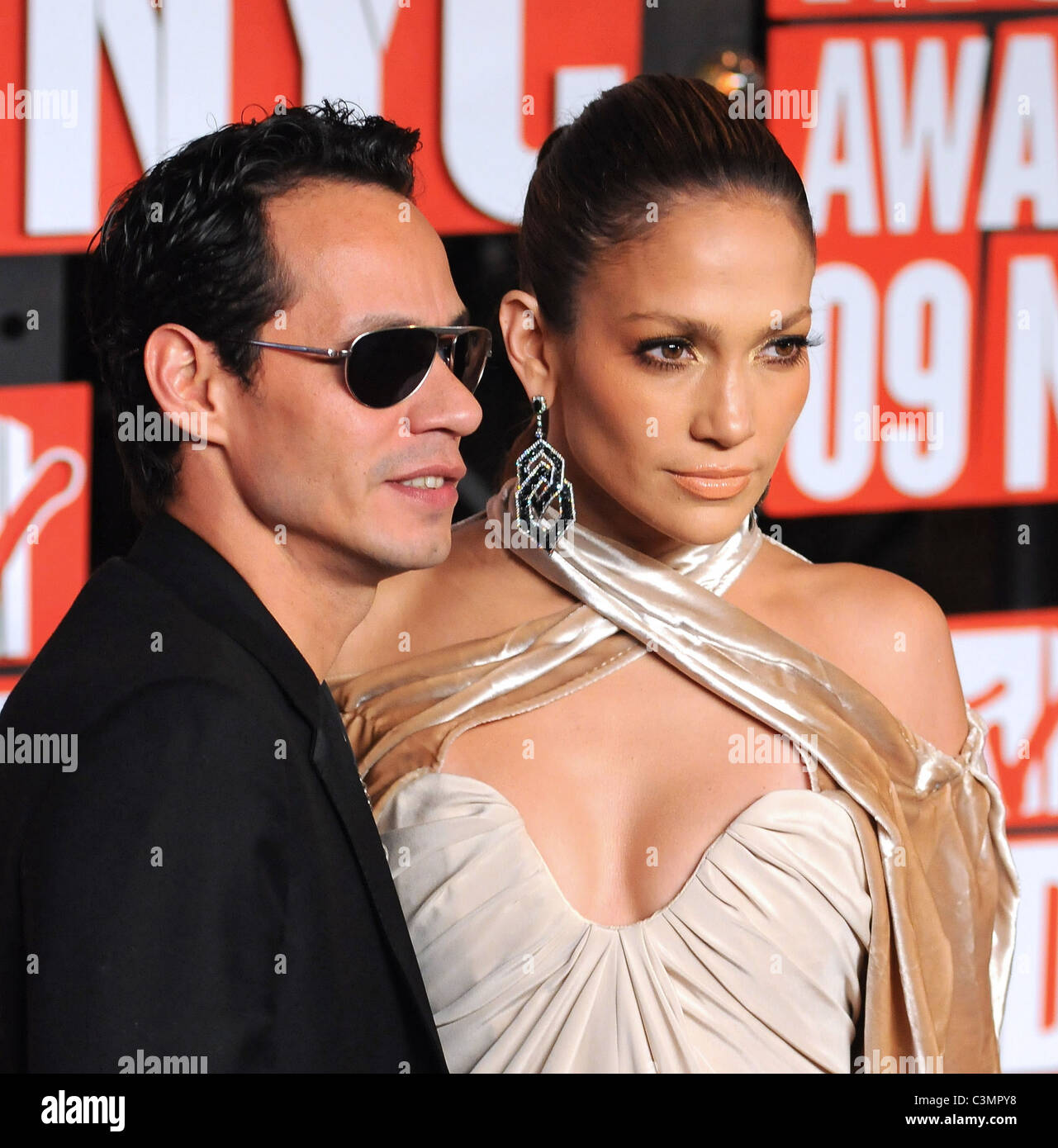 Marc Anthony, Jennifer Lopez 2009 MTV Video Music Awards (VMA) held at