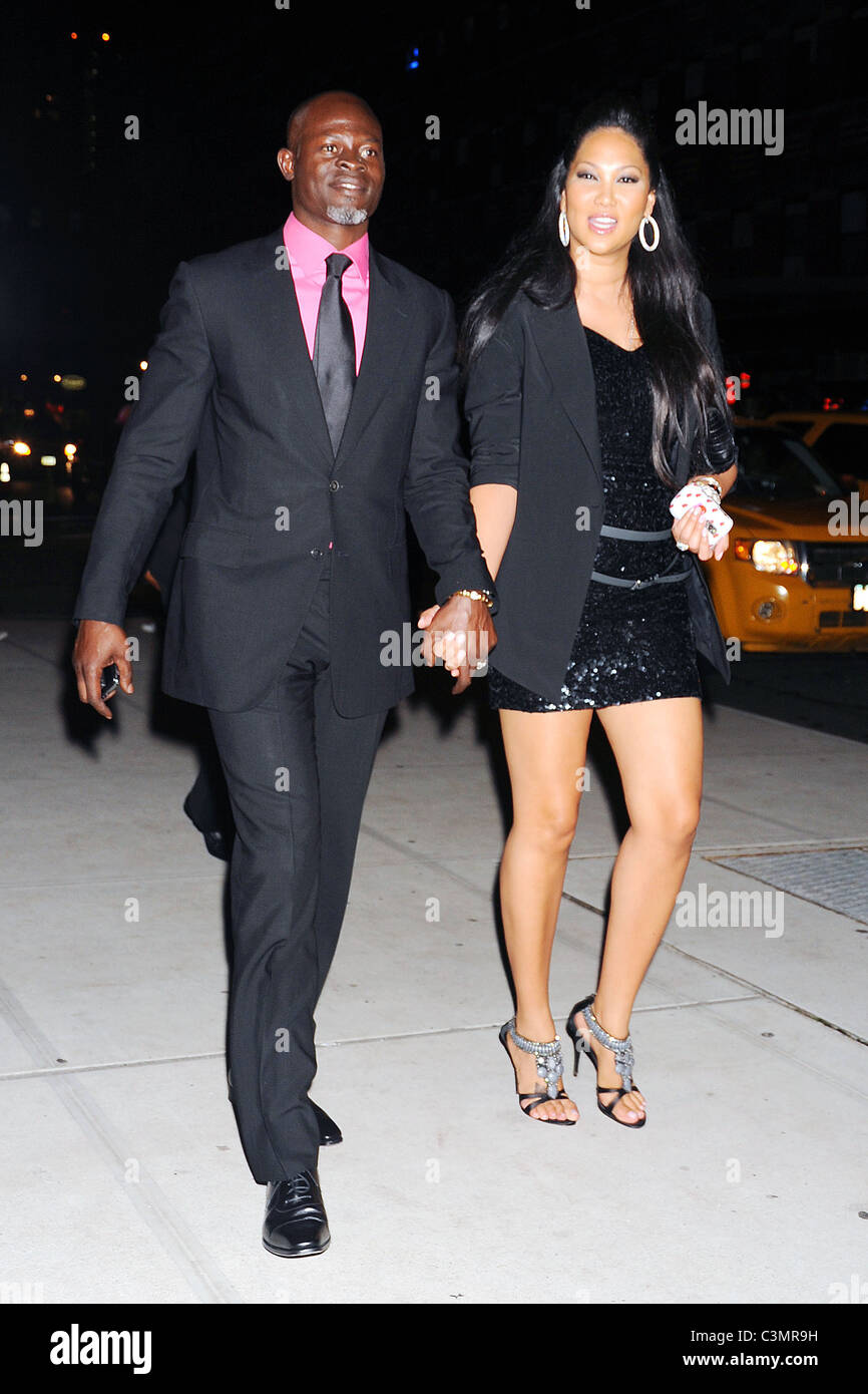 Djimon Hounsou And Kimora Lee Simmons