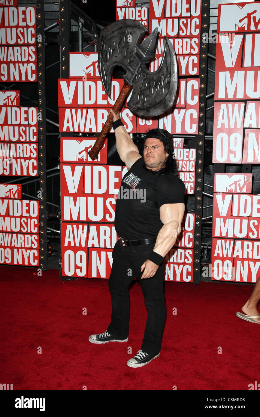 Jack Black 2009 MTV Video Music Awards (VMA) held at the Radio City Music  Hall - Arrivals New York City, USA - 13.09.09 Stock Photo - Alamy