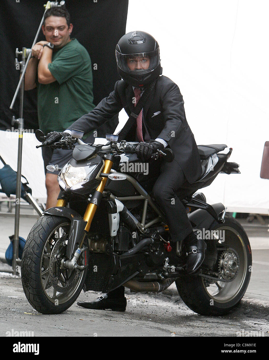 shia labeouf motorcycle wall street