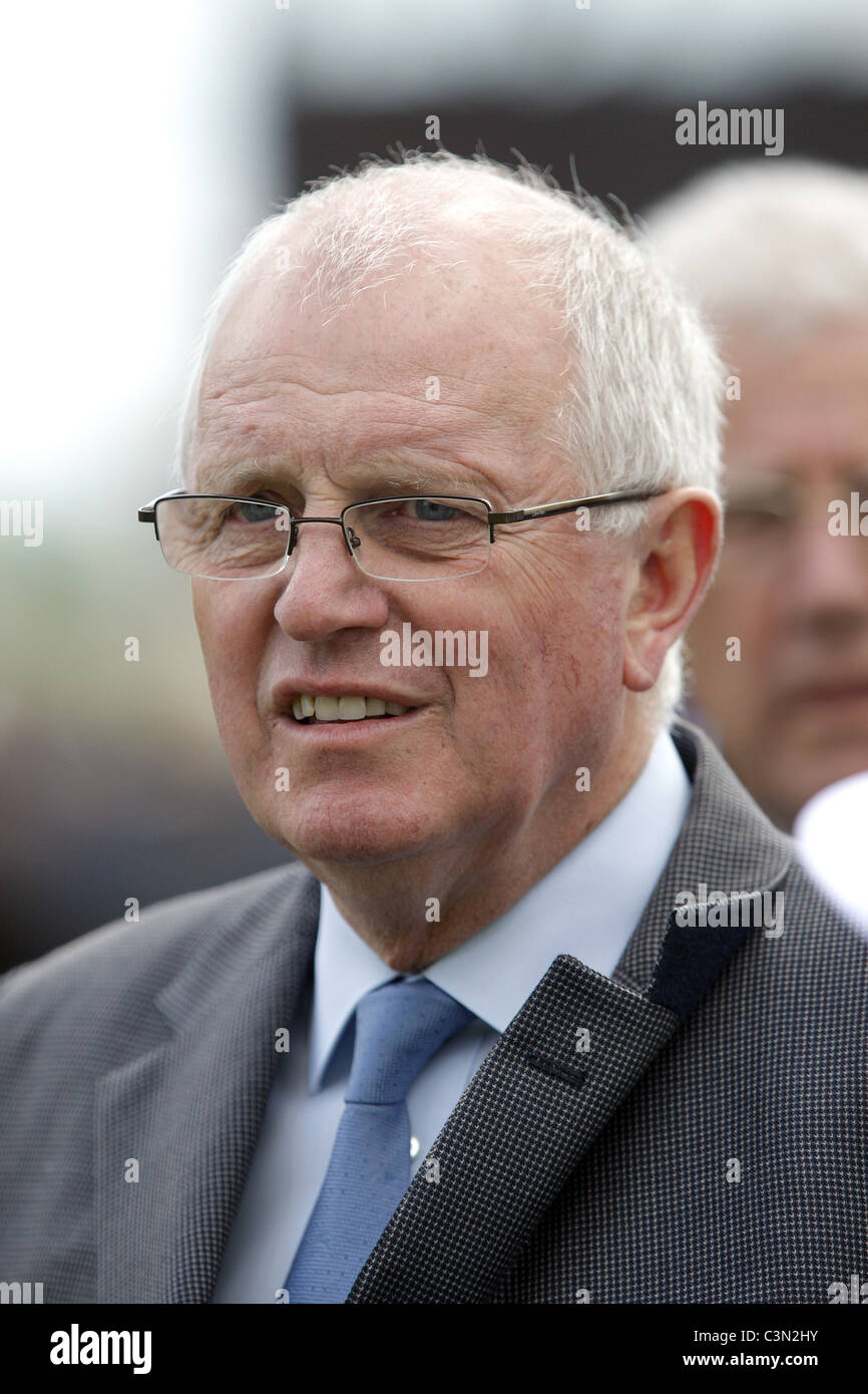 MICHAEL CHANNON RACE HORSE TRAINER RACE HORSE TRAINER YORK RACECOURSE YORK ENGLAND 12 May 2011
