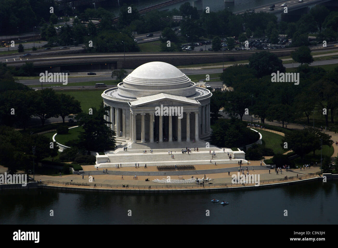 United States. Washington D.C. Thomas Jefferson Memorial. Stock Photo