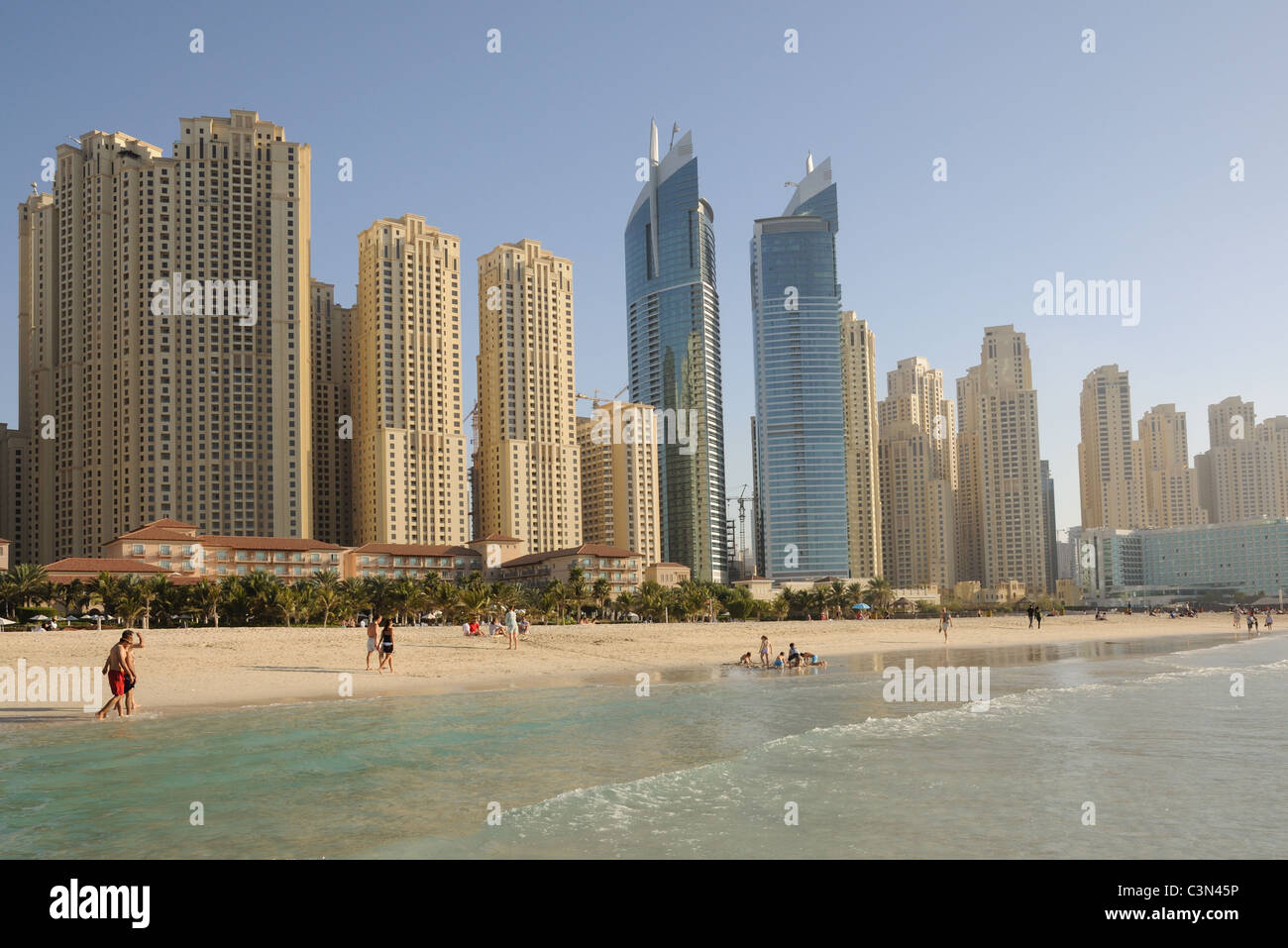 Jumeirah Beach, Dubai United Arab Emirates Stock Photo