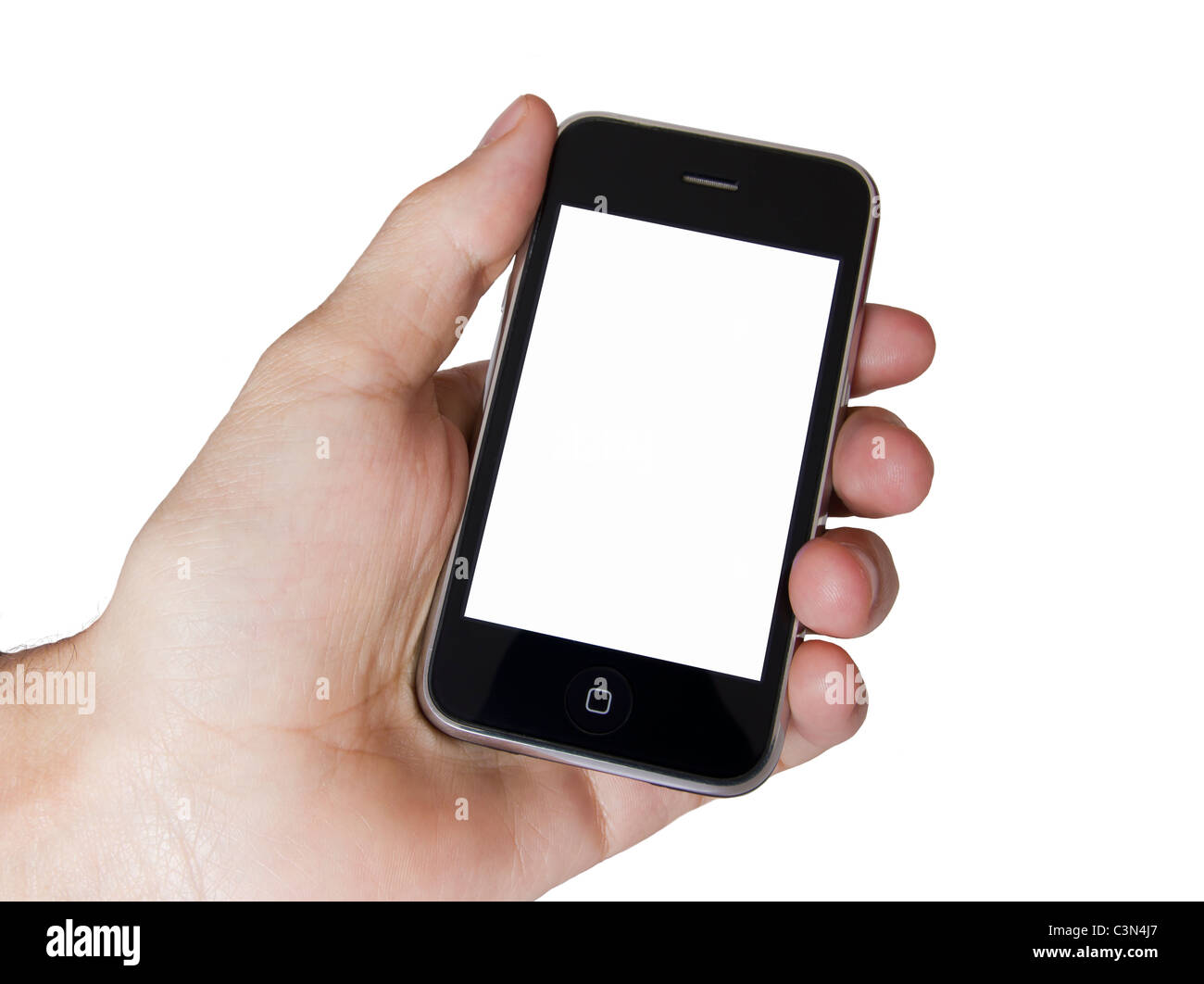 White screen phone hires stock photography and images Alamy