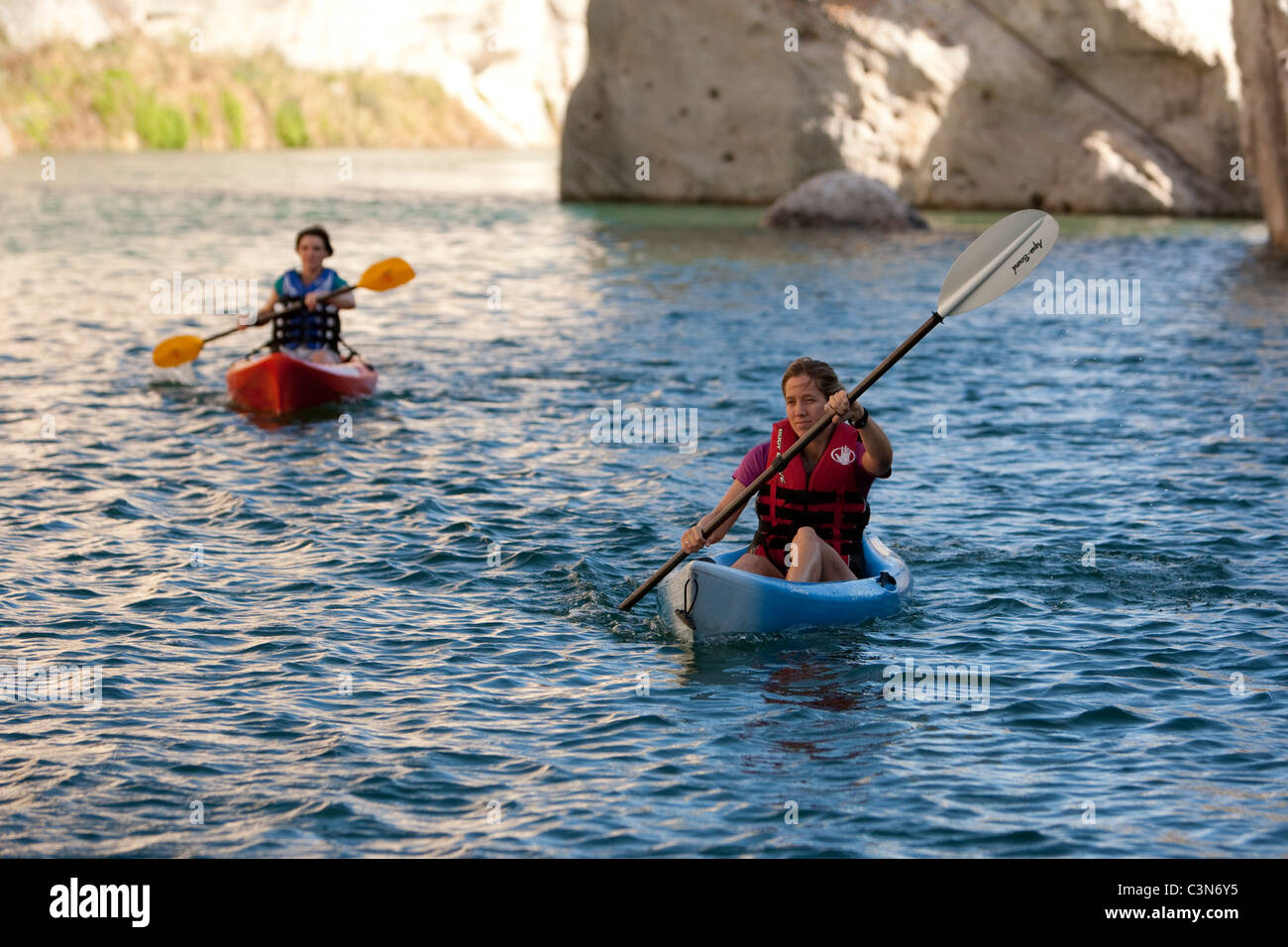 Fall kayaking on the Pecos River in southwestern Val Verde County