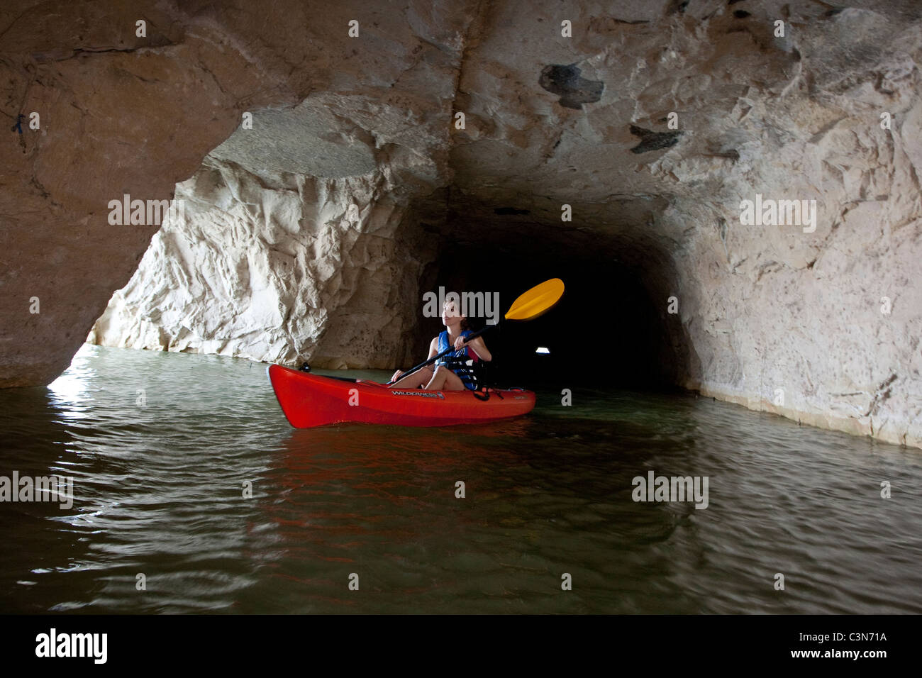 Fall kayaking on the Pecos River in southwestern Val Verde County