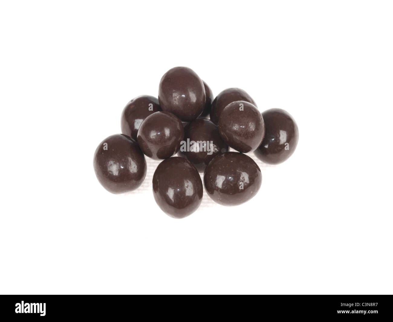 Chocolate Covered Coffee Beans Stock Photo