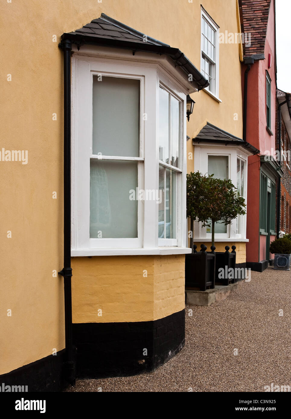 Colourful houses in Lavenham, Suffolk Stock Photo Alamy
