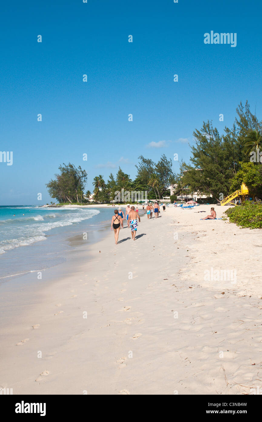 Rockley Beach Barbados, Caribbean. Stock Photo