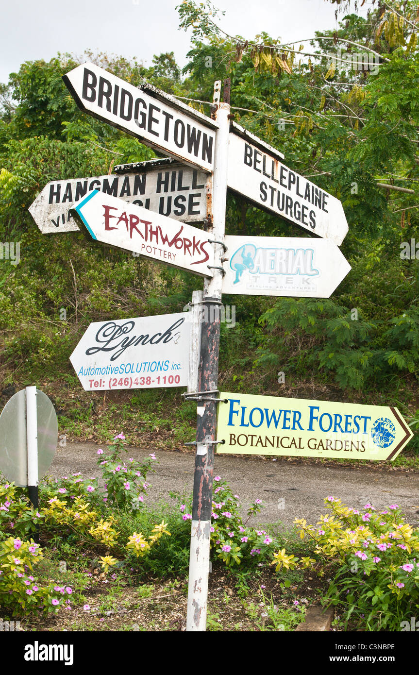 Barbados Street Sign High Resolution Stock Photography and Images Alamy