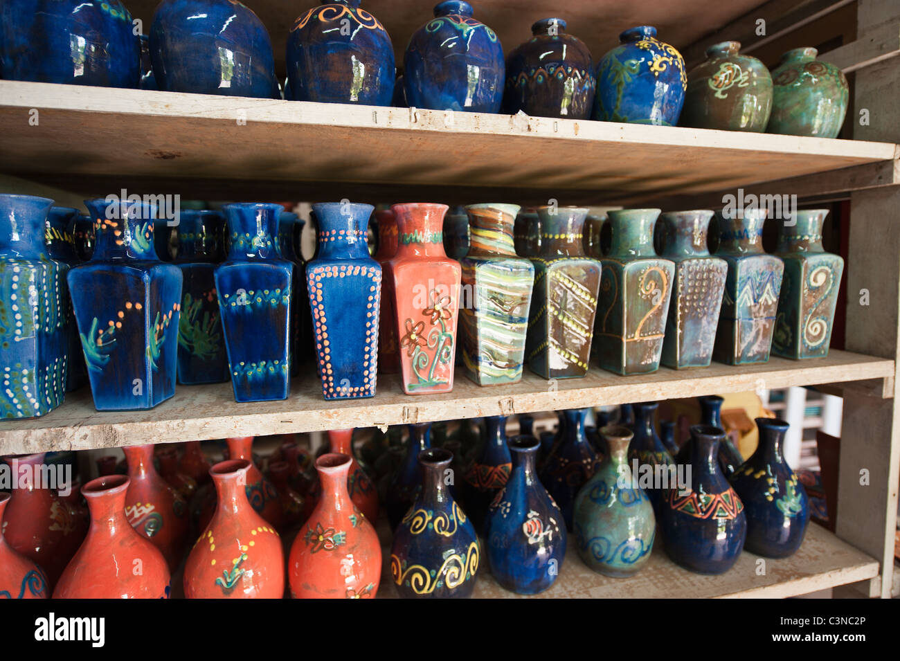 Earthworks pottery studio barn factory Barbados, Caribbean